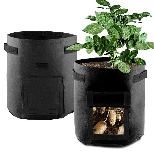 Jianyana 3 Pack Potato Grow Bags With Handles For Vegetables And Tomatoes