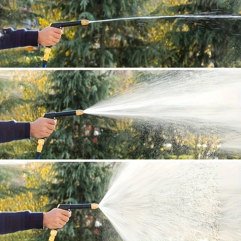 Expandable Garden Hose Reel With Metal Connector High Pressure TPE