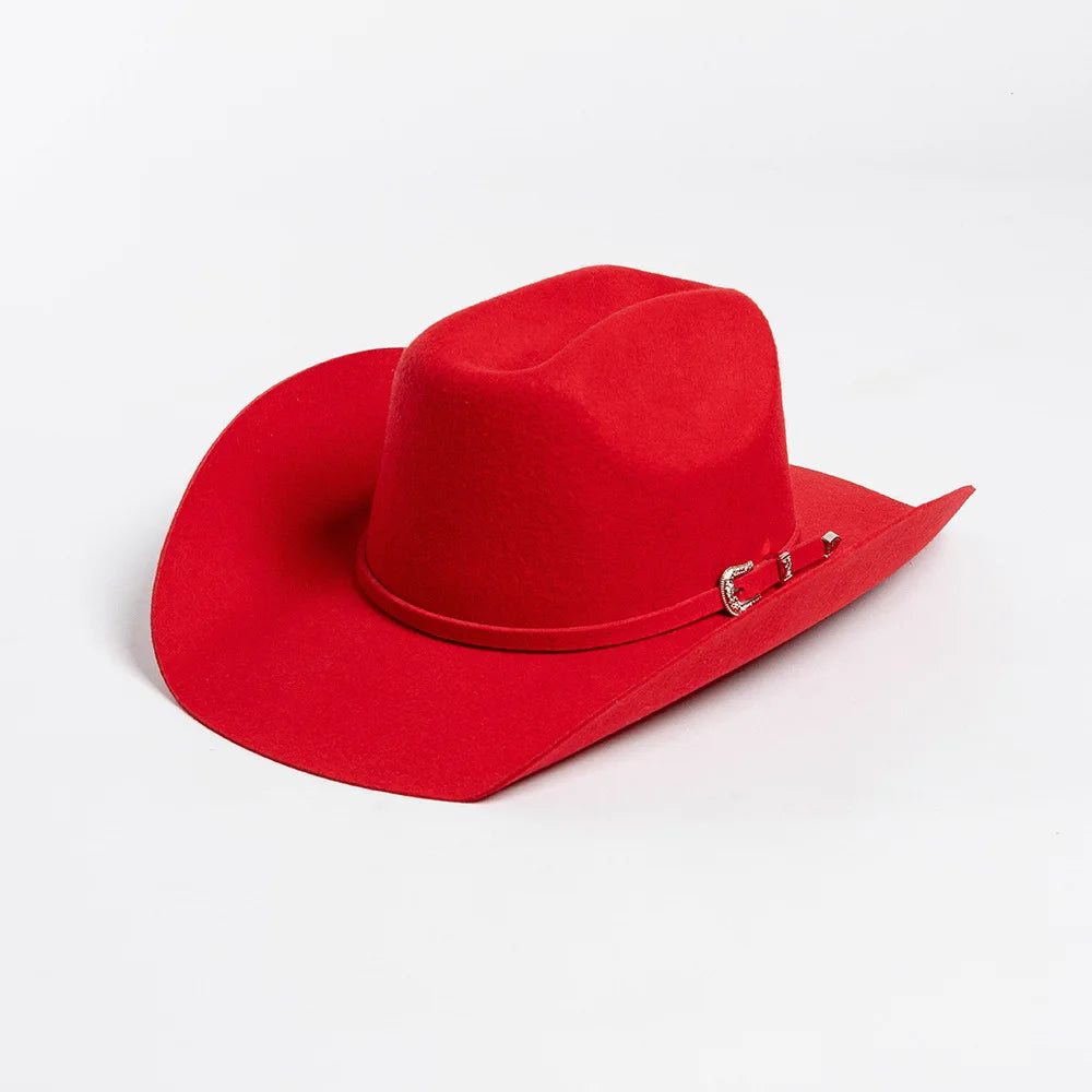 USPOP Premium Wool Felt Cowboy Hat With Wide Brim Style