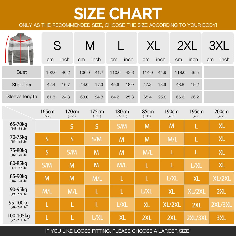 NONECN Men's Zipper Mock Neck Pullover Knit Sweater