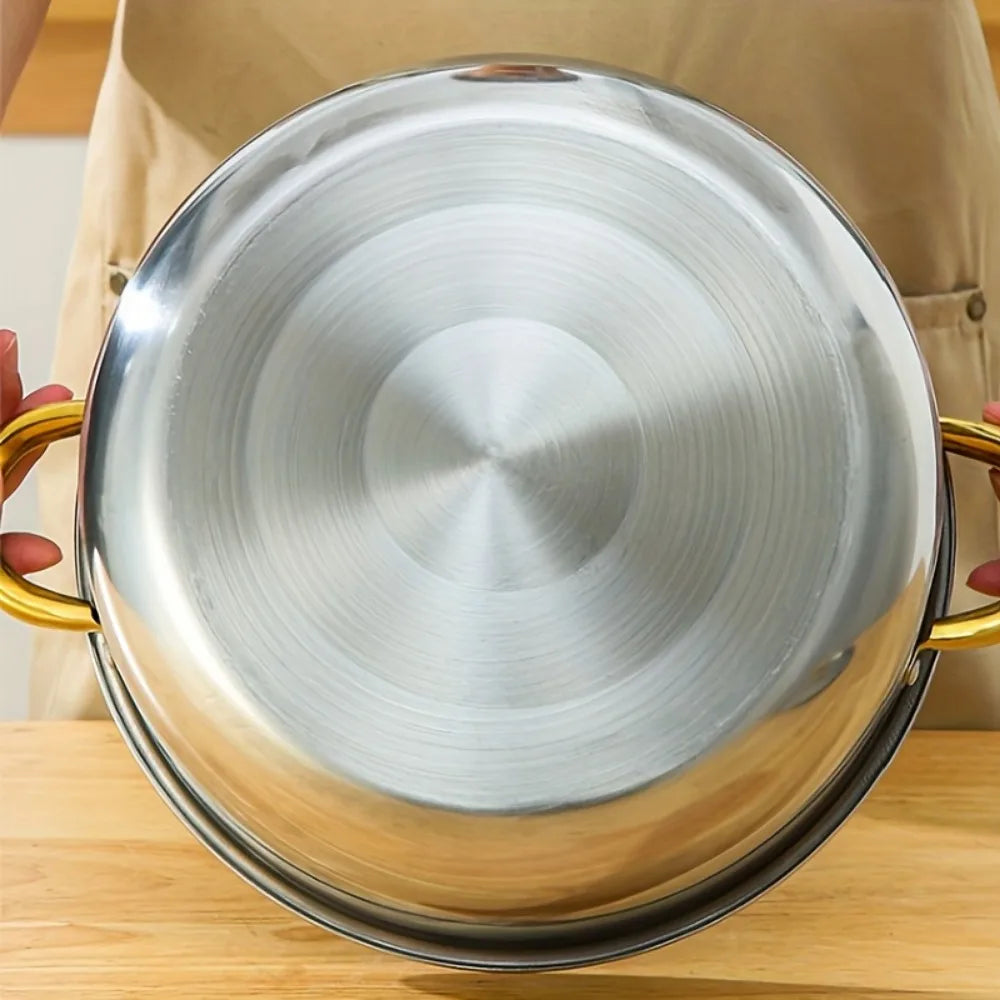 Stainless Steel Cookware Set Nonstick With Lid Durable And Easy To Clean