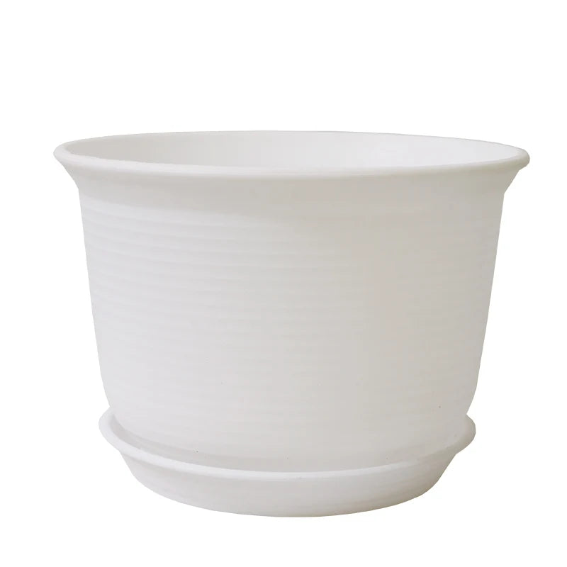 Others Nordic Style Eco Friendly Resin Plant Pots Indoor Outdoor