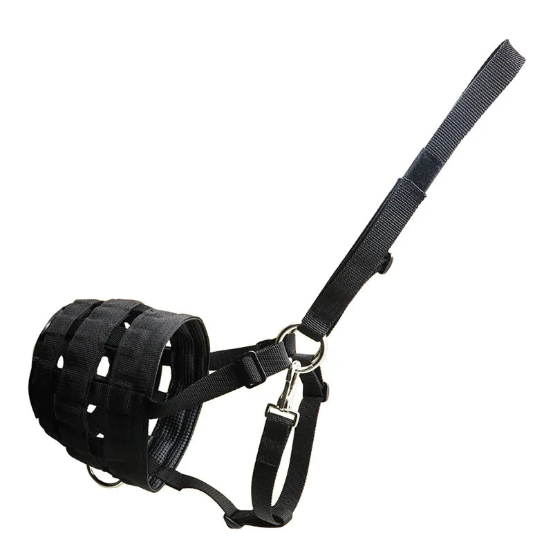 Horse Mouth Cover Horse Bridle Anti-Bite Mouth Cover Mask Thickened Nylon Ribbon Equestrian Equipment