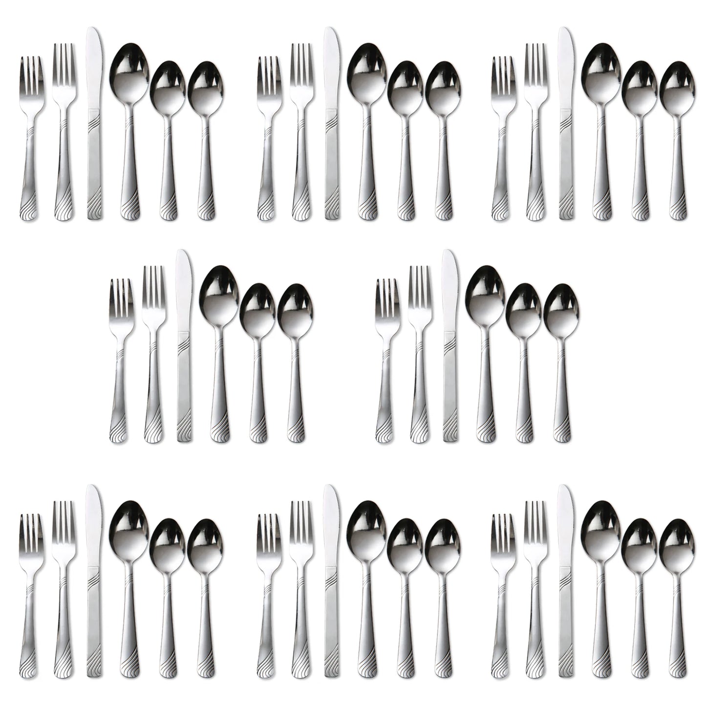 HANSMART Stainless Steel Cutlery Set Tableware Flatware Dinnerware Gift