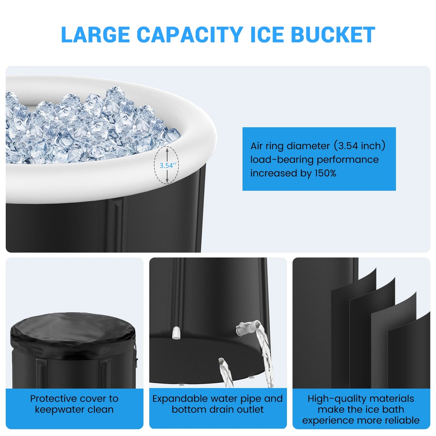 Ice Bath Cold Plunge Tub For Sports Recovery And Therapy