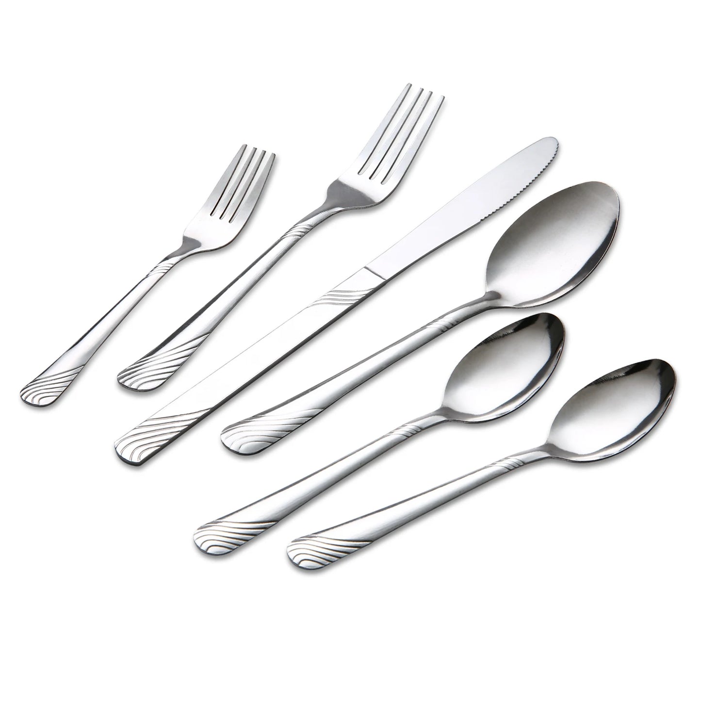 HANSMART Stainless Steel Cutlery Set Tableware Flatware Dinnerware Gift