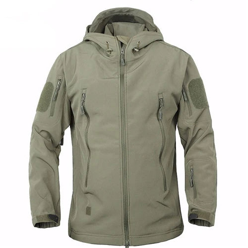 Dafeili Tactical Softshell Jacket Waterproof Windproof Military Style