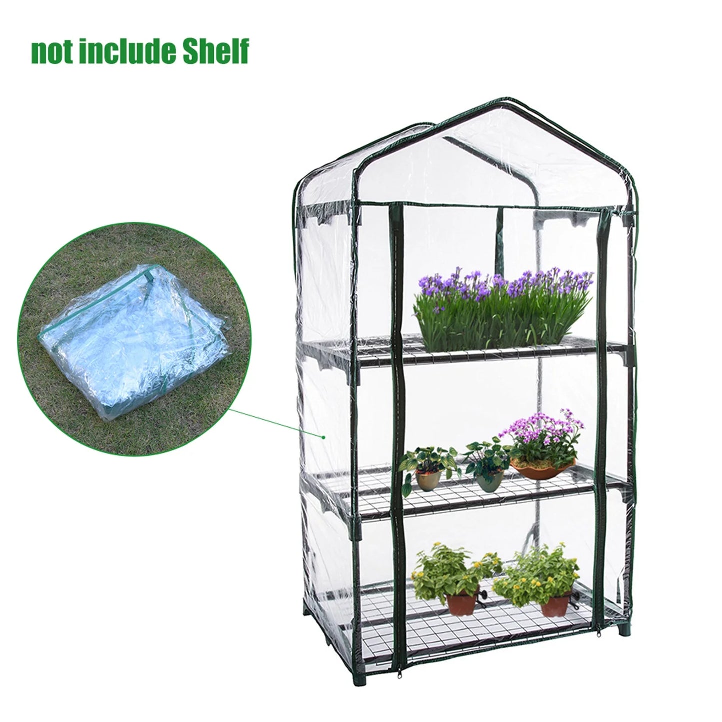 Garden Greenhouse Cover PVC Durable Plant Cover 2/3/4/5 Tier