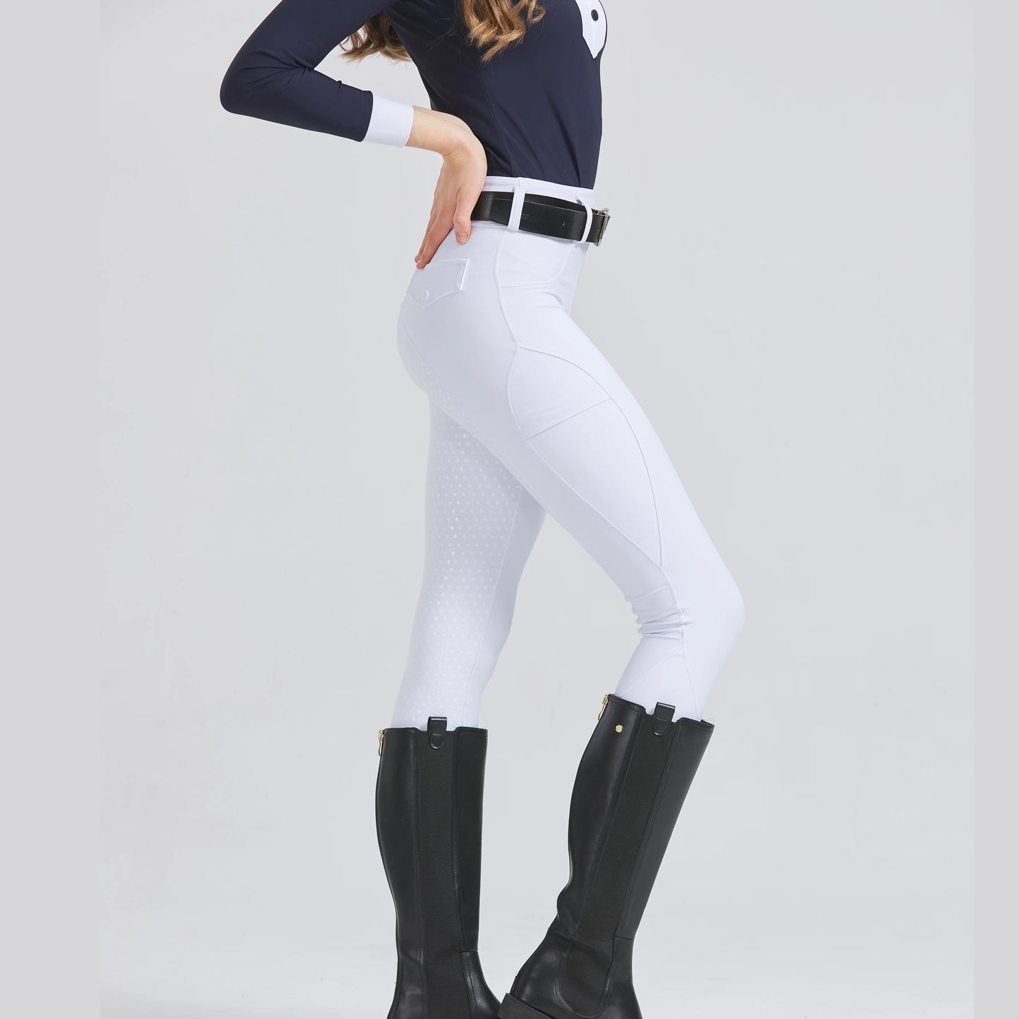 UURUUCN Women Equestrian Silicone Anti Slip Riding Pants