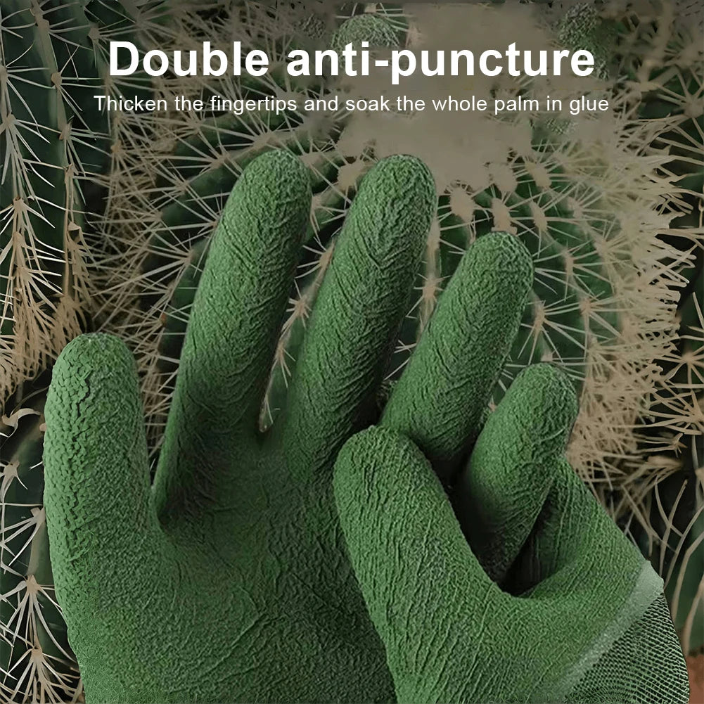 NONECN Thorn Proof Gardening Gloves Waterproof For Cactus Roses Blackberry