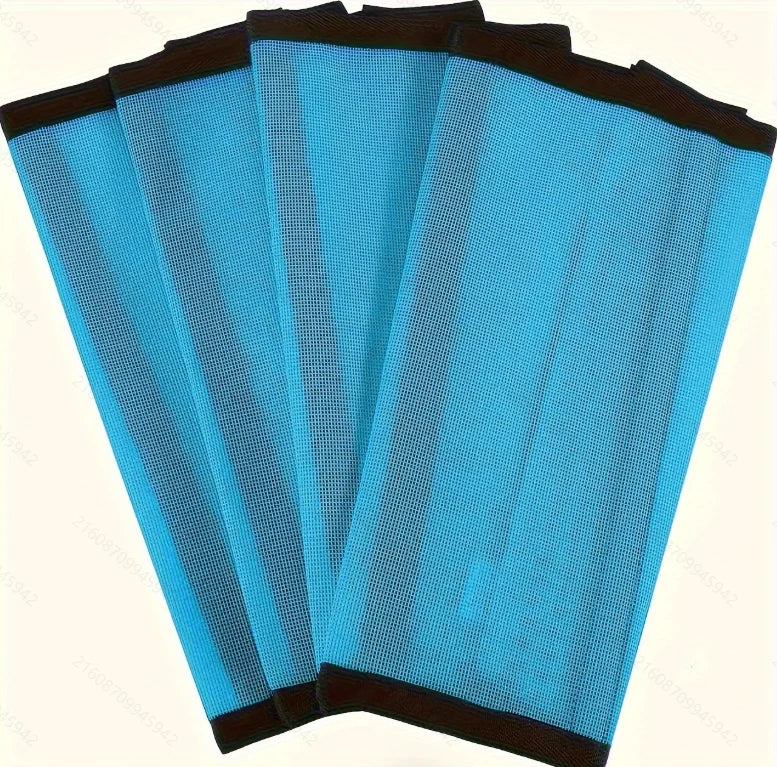 Breathable Mesh Horse Fly Boots Leg Wraps Non Slip Straps