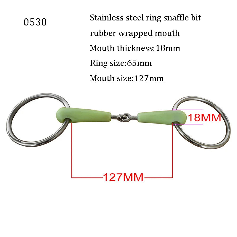 Stainless Steel Eggbutt Snaffle Bit For Horse Training