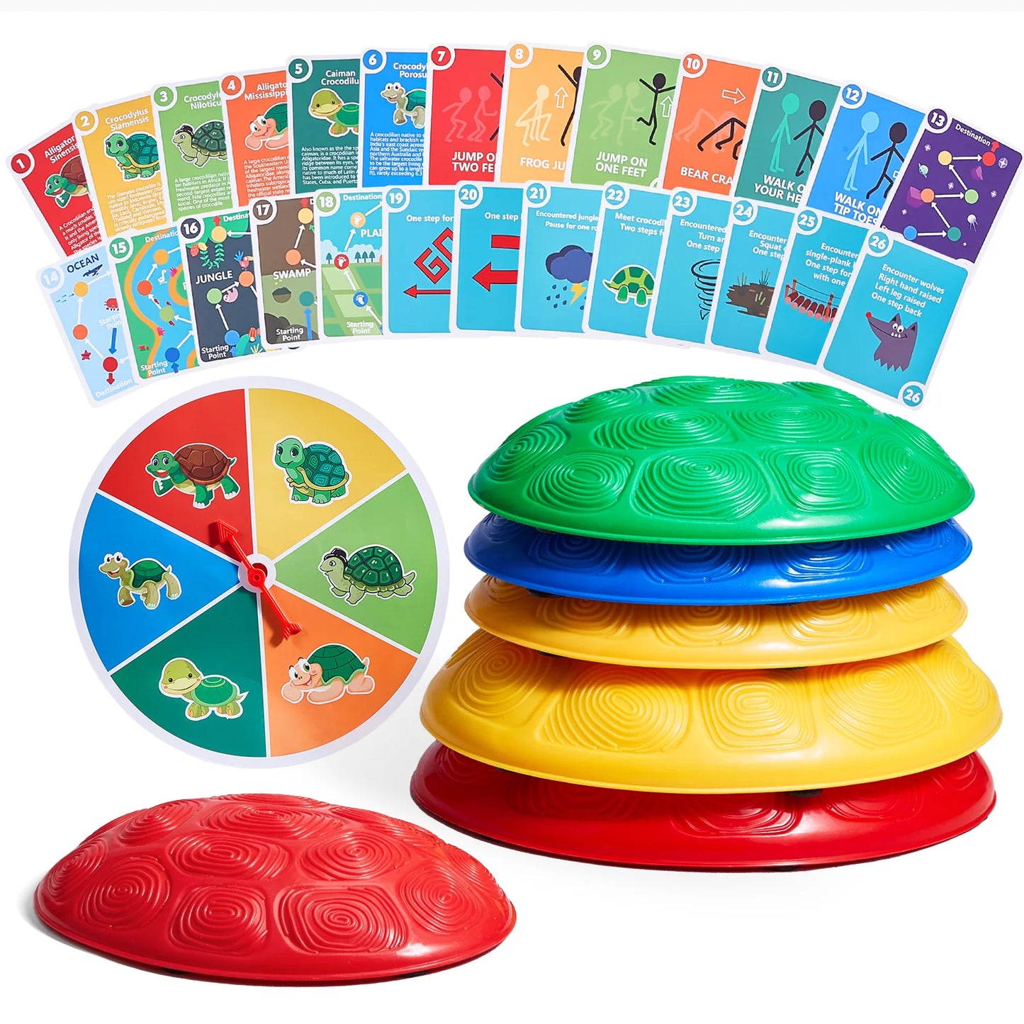SucceBuy Turtle Balance Stepping Stones for Kids Coordination