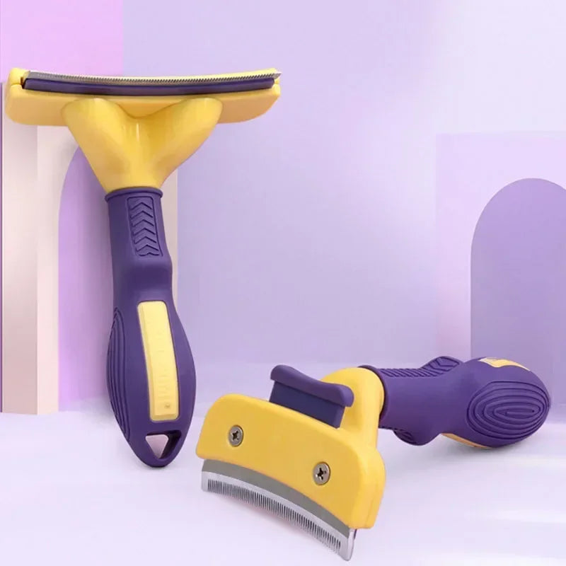 Pet Hair Remover Knotting Comb For Dogs And Cats Grooming Brush