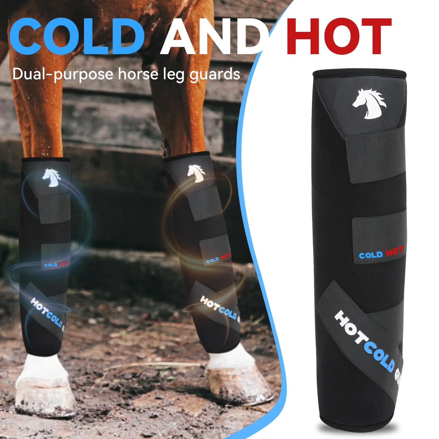 Horse Leg Wraps Ice Compression Packs and Ice Bags