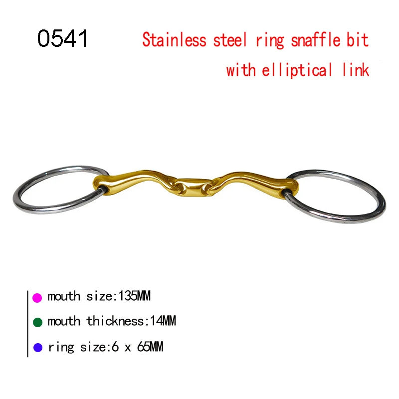 Stainless Steel Eggbutt Snaffle Bit For Horse Training