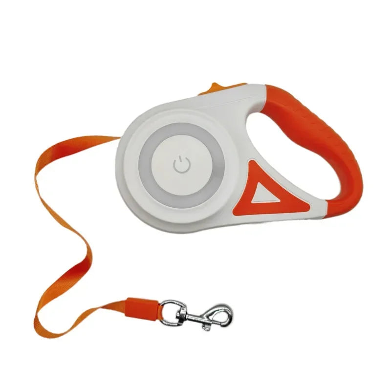 NONECN LED Luminous Retractable Dog Leash For Medium Dogs