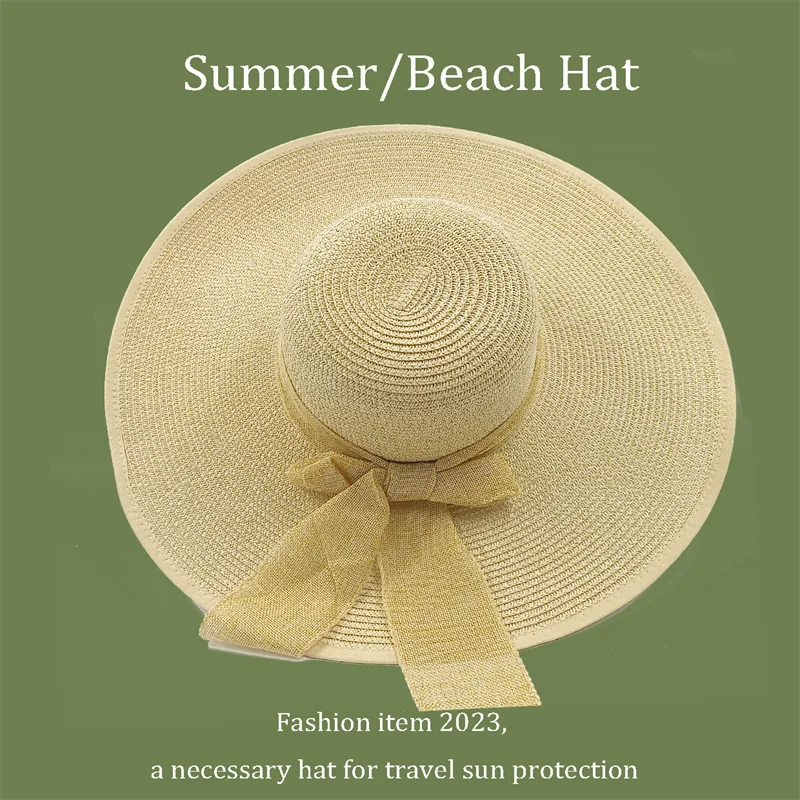 TrancyfineCN Unisex Straw Fedora Hat Travel Beach Sun Hat