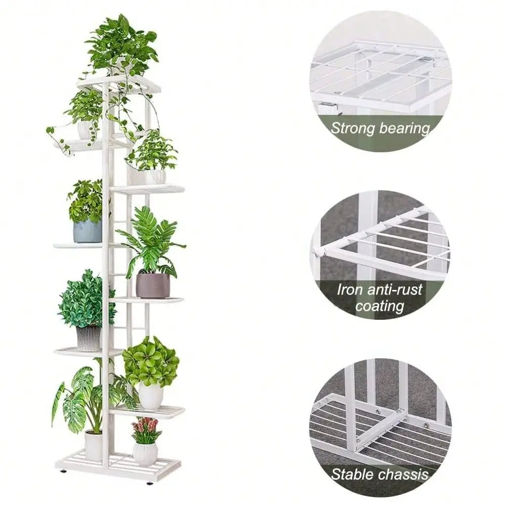 Metal Plant Stand For Indoor And Outdoor Use