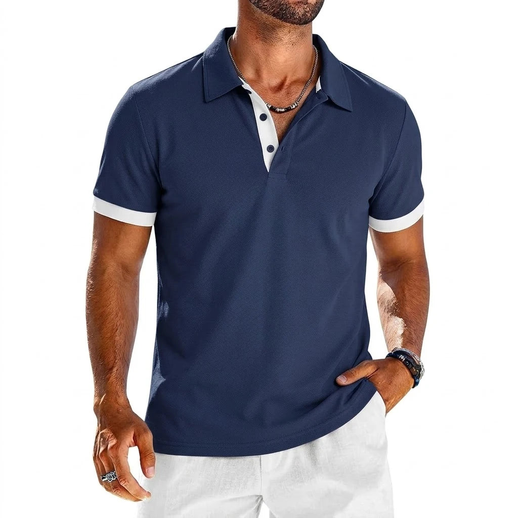 Animal Game Mens Summer Polo Shirt Short Sleeve Breathable