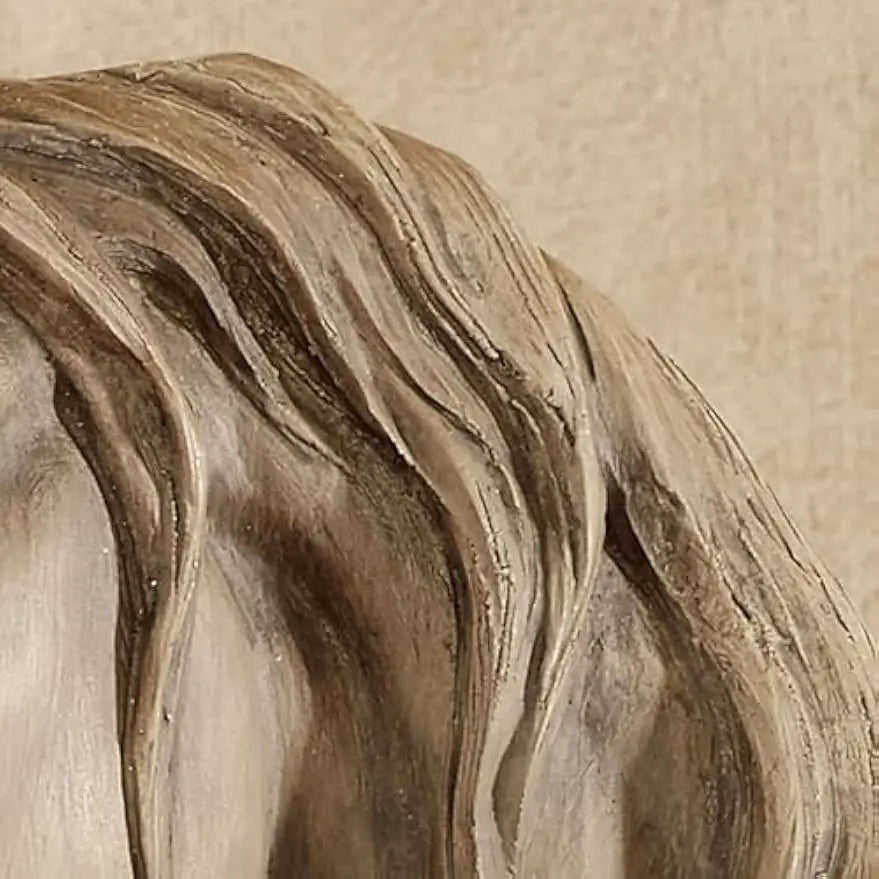 Resin Horse Sculpture Heart Shaped Nuzzling Table Decor Living Room