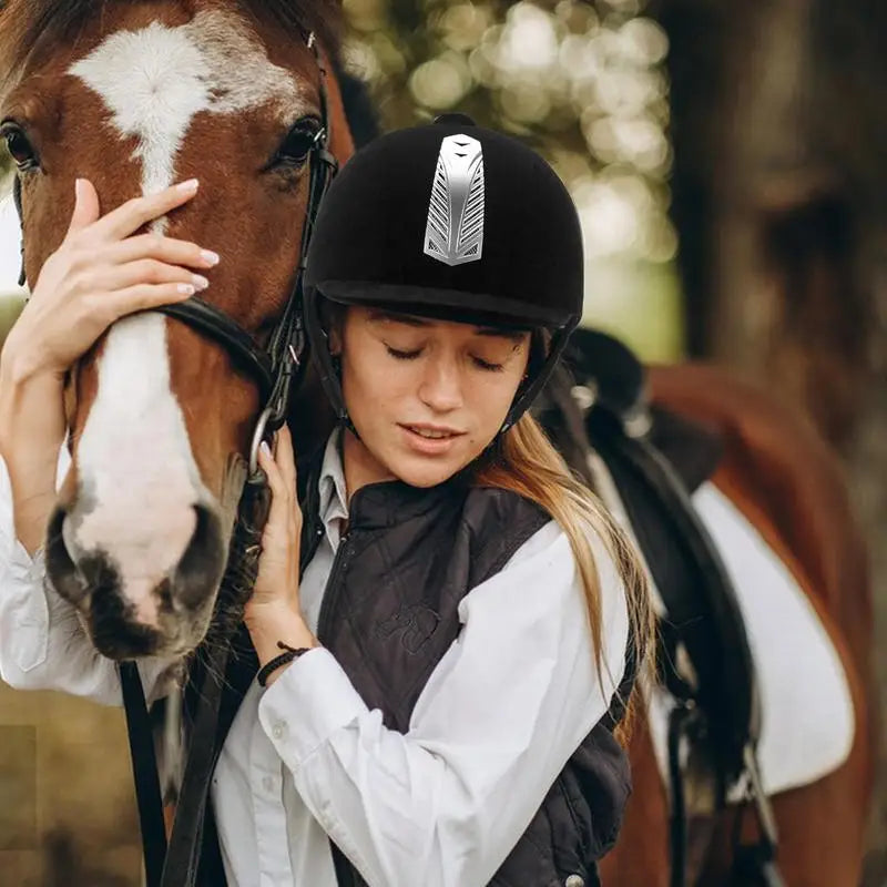 Equestrian Horse Riding Helmet Breathable ABS Safety Headgear