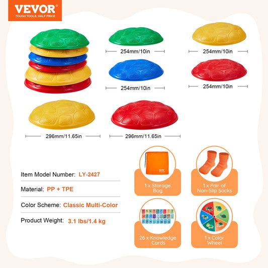 SucceBuy Turtle Balance Stepping Stones for Kids Coordination