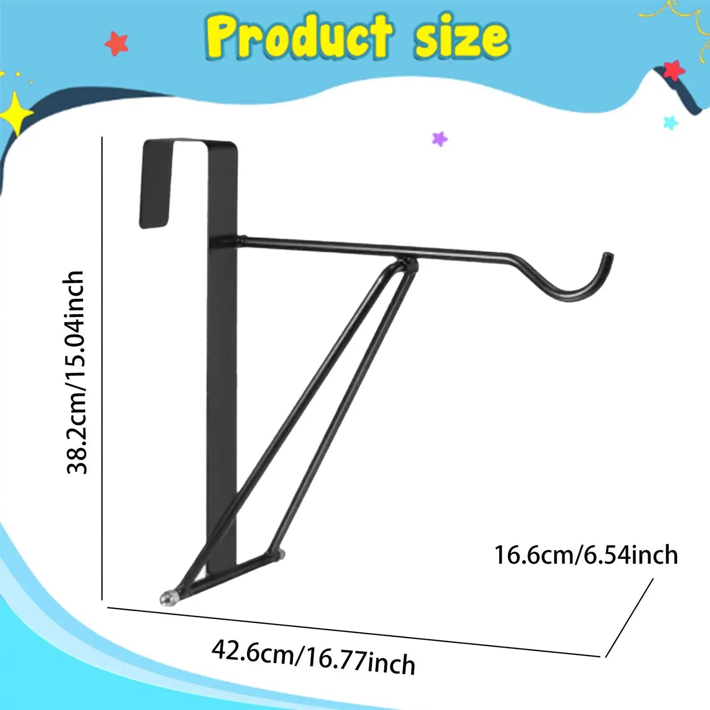 Portable Saddle Rack Hanger for Stall Walls and Doors