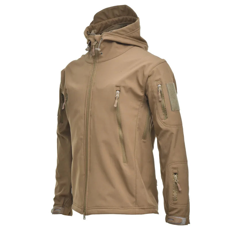Unisex Outdoor Waterproof Softshell Jacket Polartec Windproof Rainproof