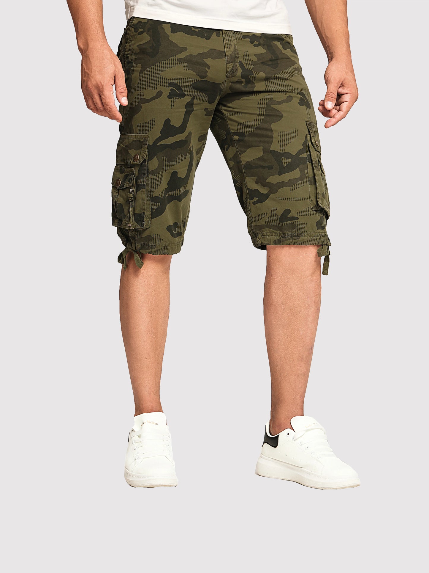 Men's Summer Workwear Shorts Regular Fit Cotton Casual