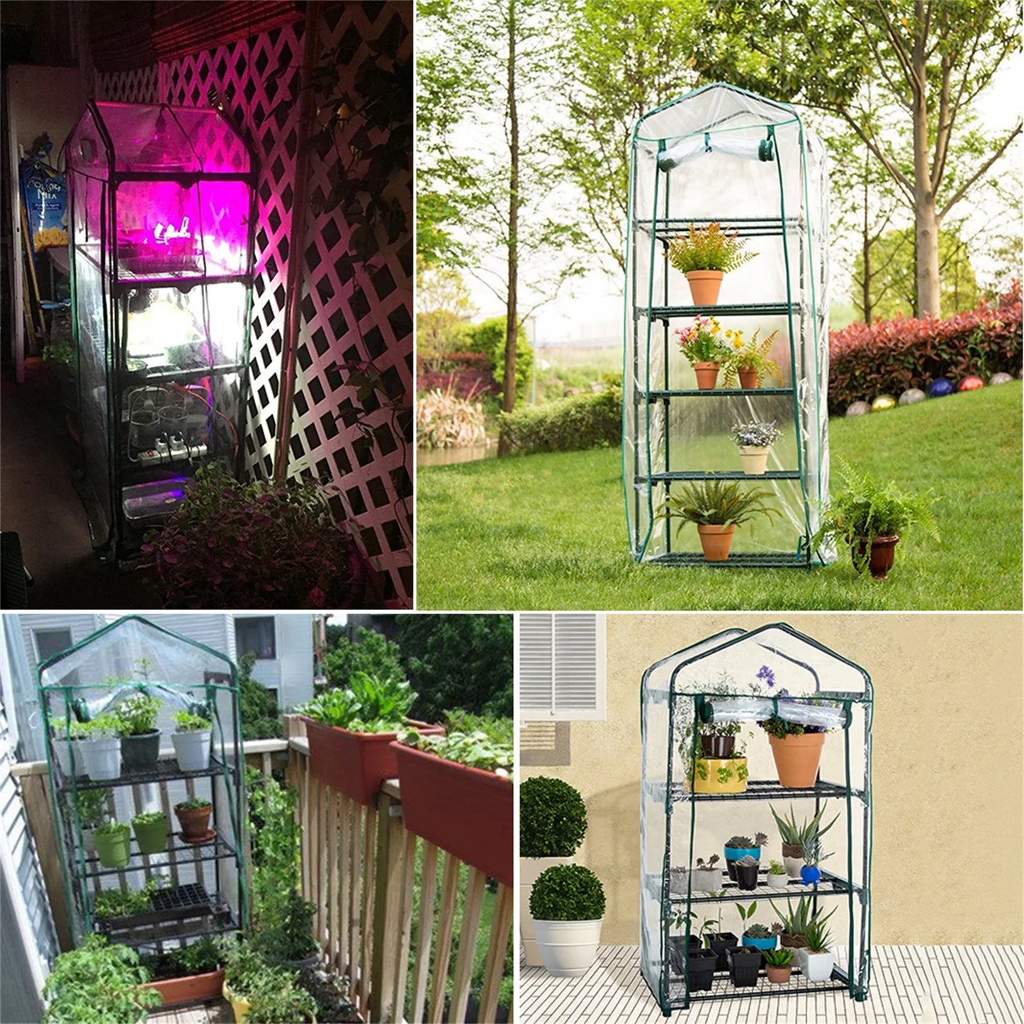 Garden Greenhouse Cover PVC Durable Plant Cover 2/3/4/5 Tier