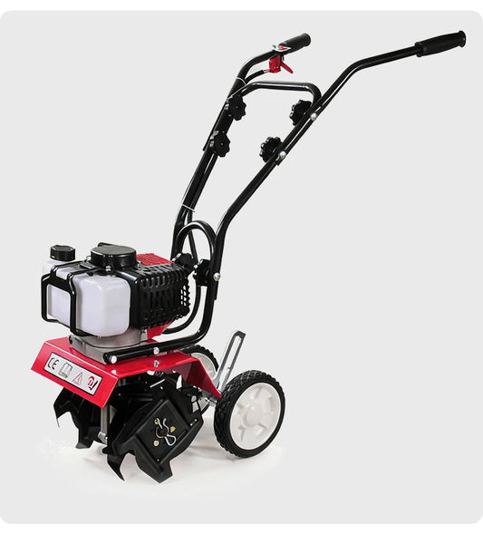 Tungfull Gas Powered 2 Stroke Micro Cultivator Garden Tiller