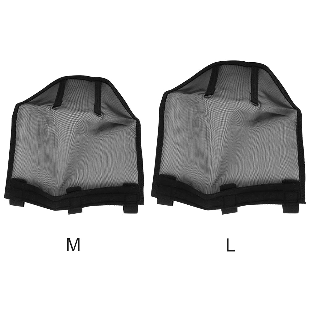 Horse Nose Protection Mesh Headgear Breathable Face Cover For Livestock
