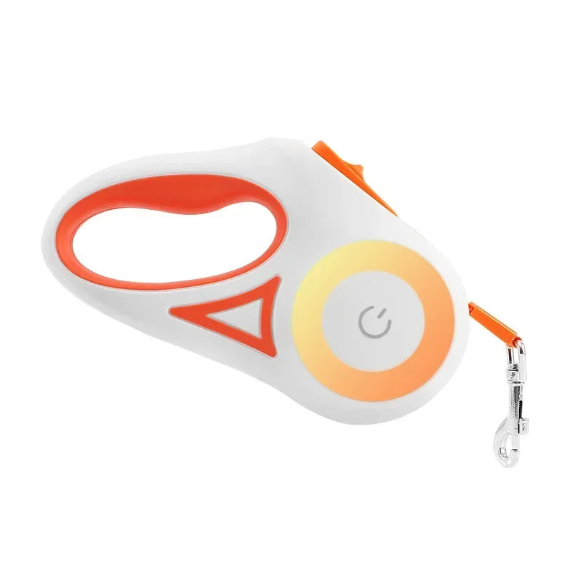 NONECN LED Luminous Retractable Dog Leash For Medium Dogs