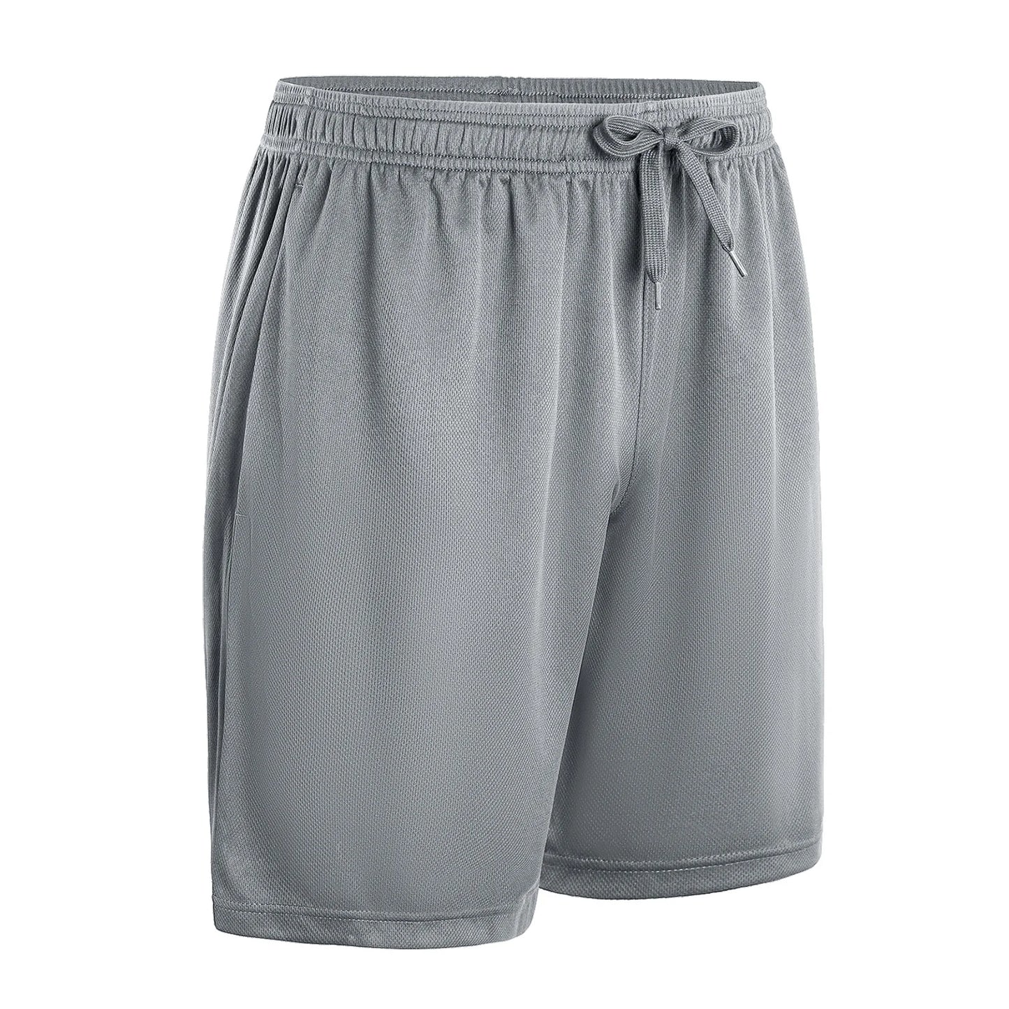 NONECN Men's Quick Dry Polyester Sports Shorts With Elastic Pocket