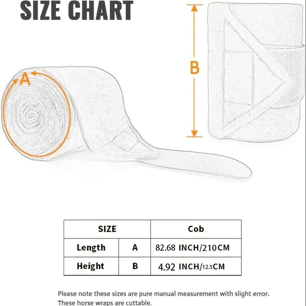Polar Fleece Horse Leggings AntiBulging Tendon Protection For Equestrian Racing