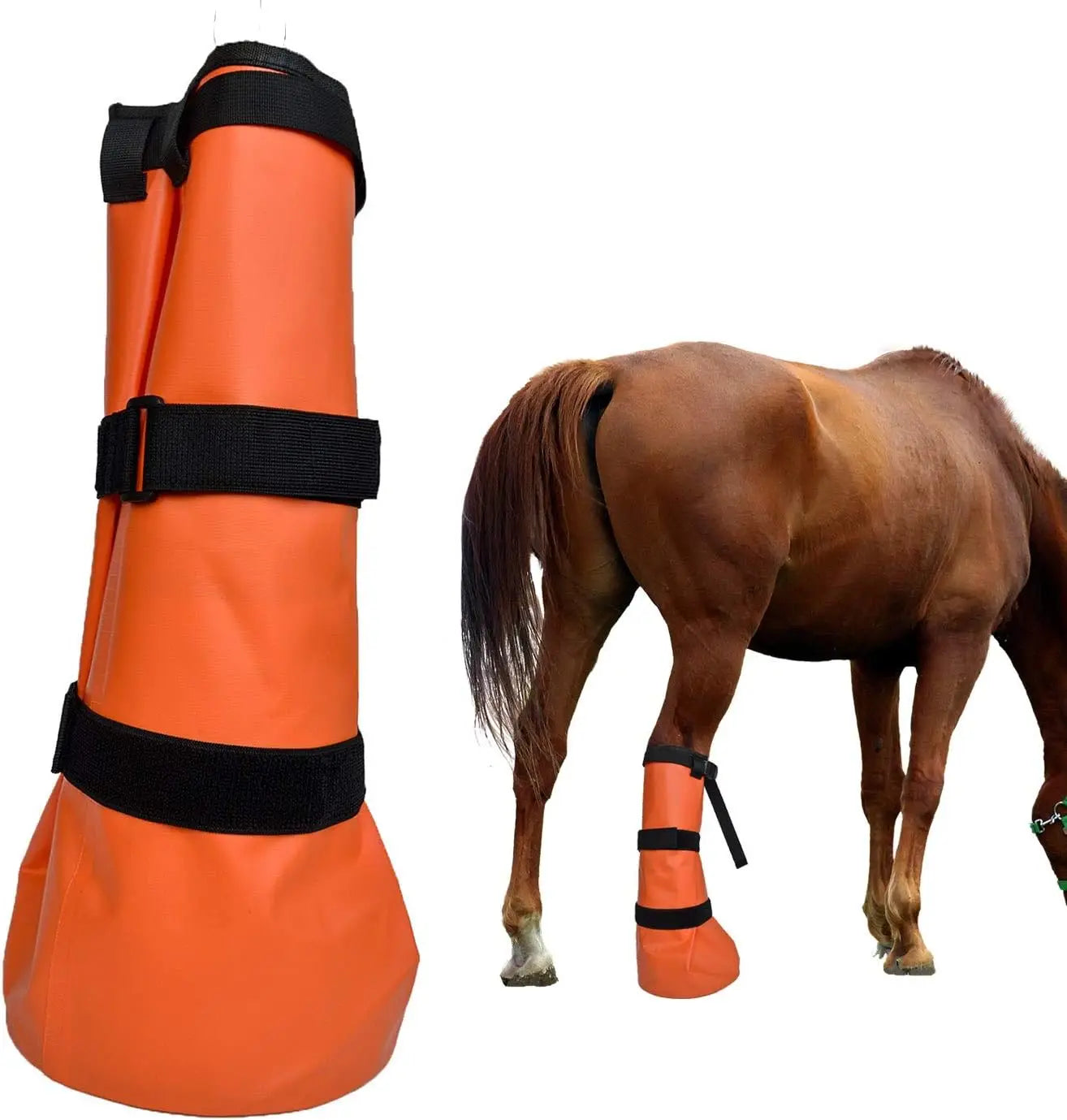 Heavy Duty Hoof Soaking Boots With EVA Pads Leakproof For Equine Care