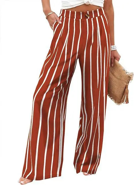 Cakulo Cotton Linen Pants Women Casual Lightweight Trousers With Pockets