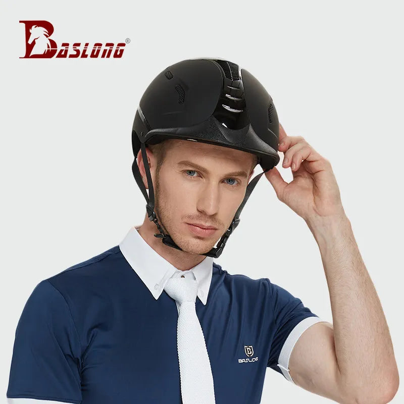 Baslong Equestrian Riding Helmet Adjustable Breathable Protective Gear