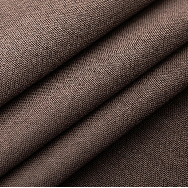 Custom Made Blackout Soundproof Faux Linen Curtains
