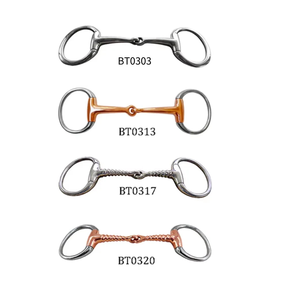 Stainless Steel Eggbutt Snaffle Bit For Horse Training