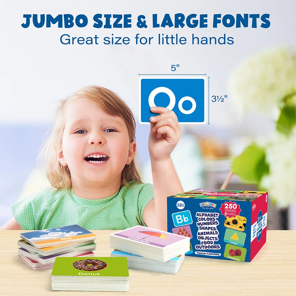 NONE Toddler Flash Cards Alphabet And Numbers Learning
