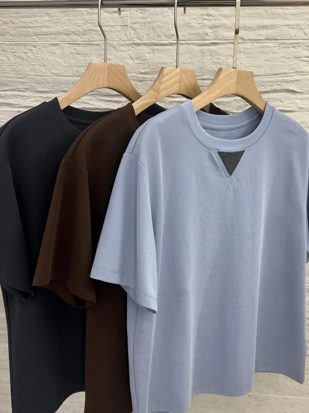Horse cotton short sleeved T-shirt women's round neck versatile temperament elegant and clear slimming loose top