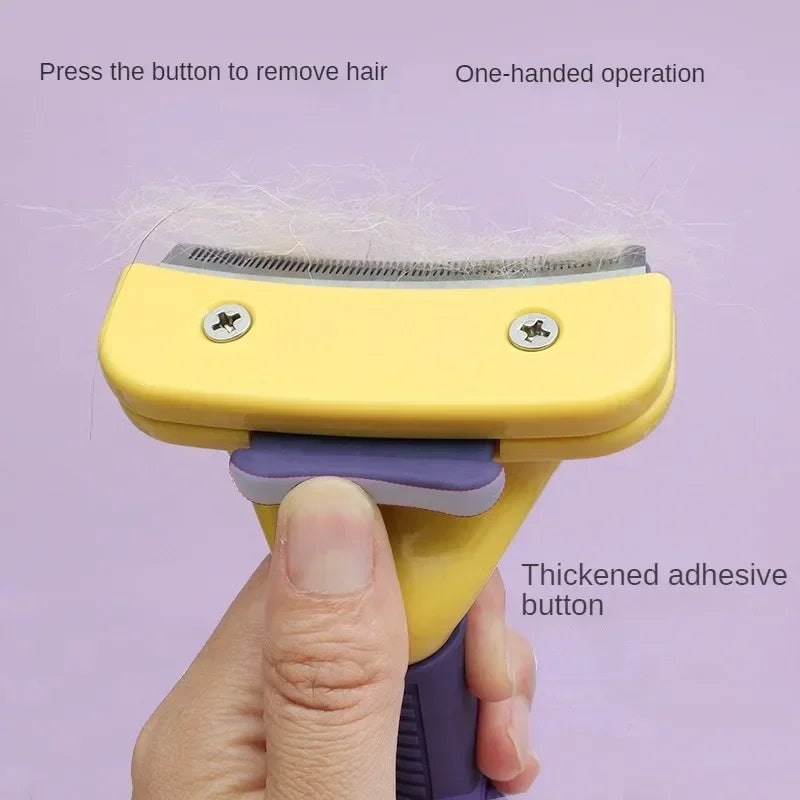Pet Hair Remover Knotting Comb For Dogs And Cats Grooming Brush