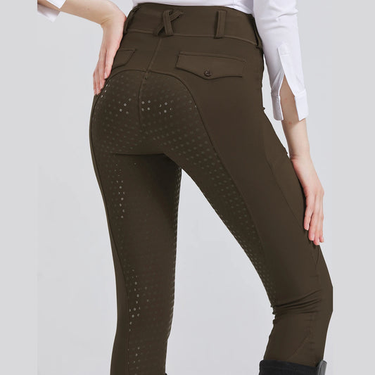 UURUUCN Women Equestrian Silicone Anti Slip Riding Pants
