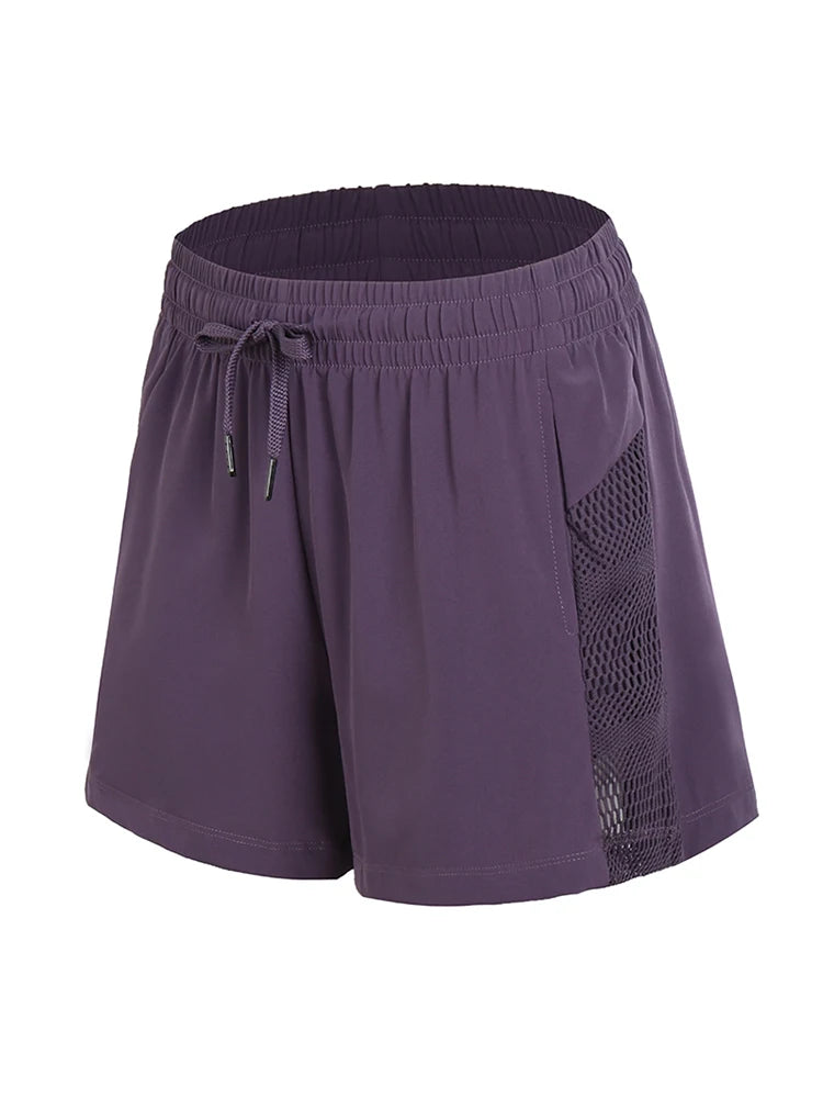 Women High Waist Yoga Shorts Squat Proof Fitness Bottom