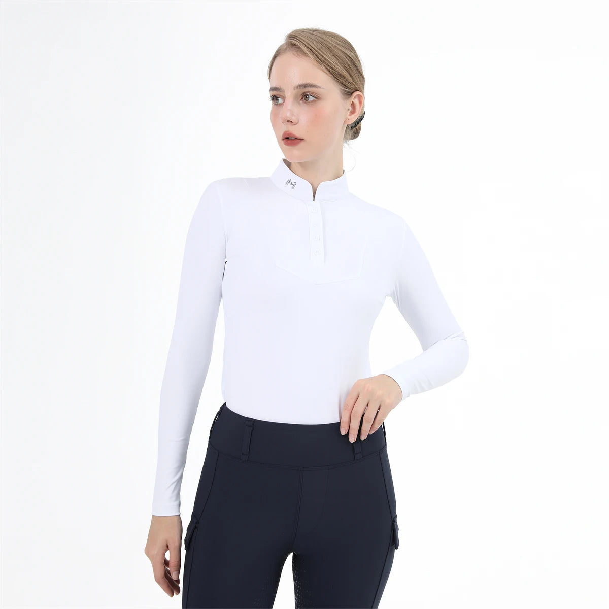 Women Equestrian Base Layer Long Sleeve Breathable Top