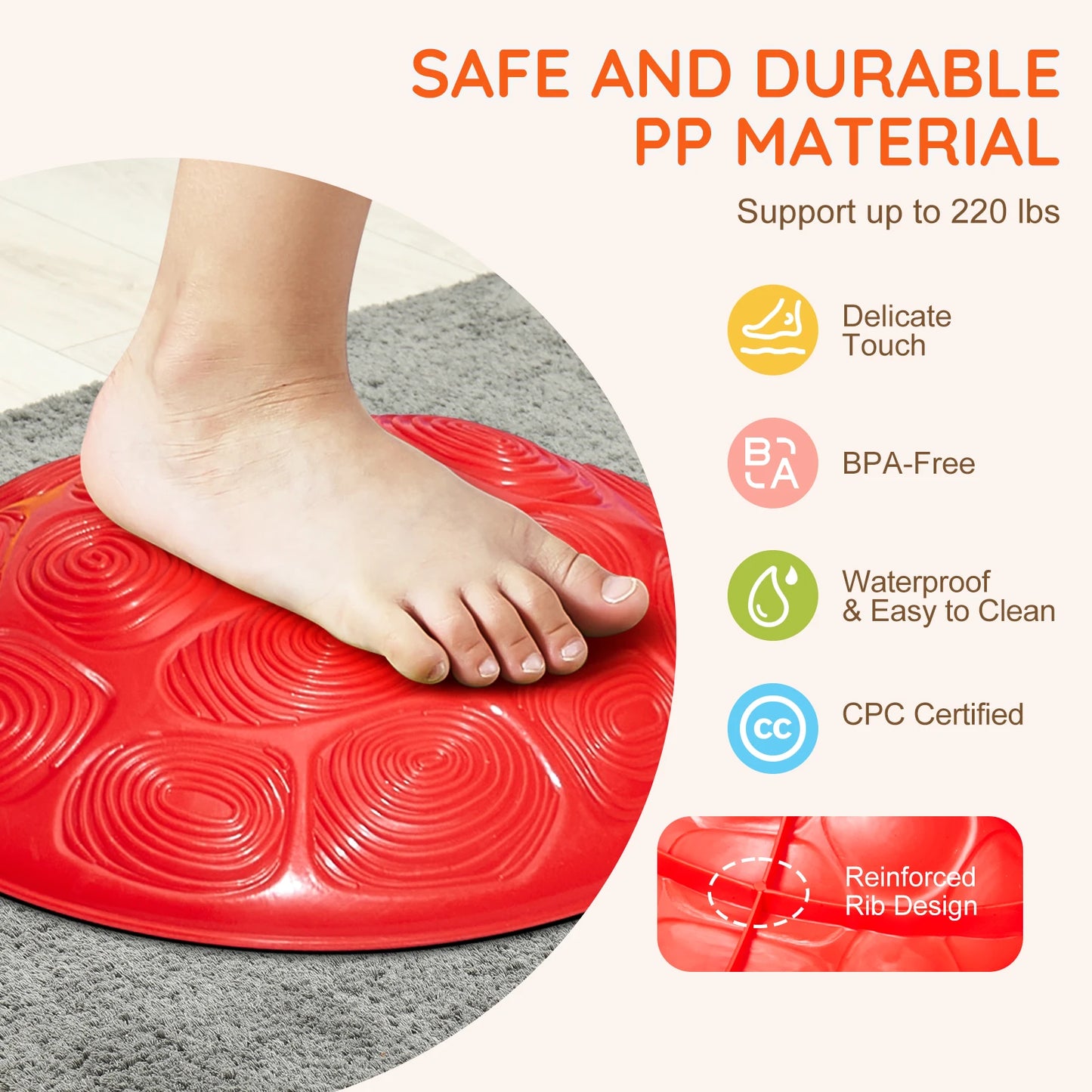 SucceBuy Turtle Balance Stepping Stones for Kids Coordination