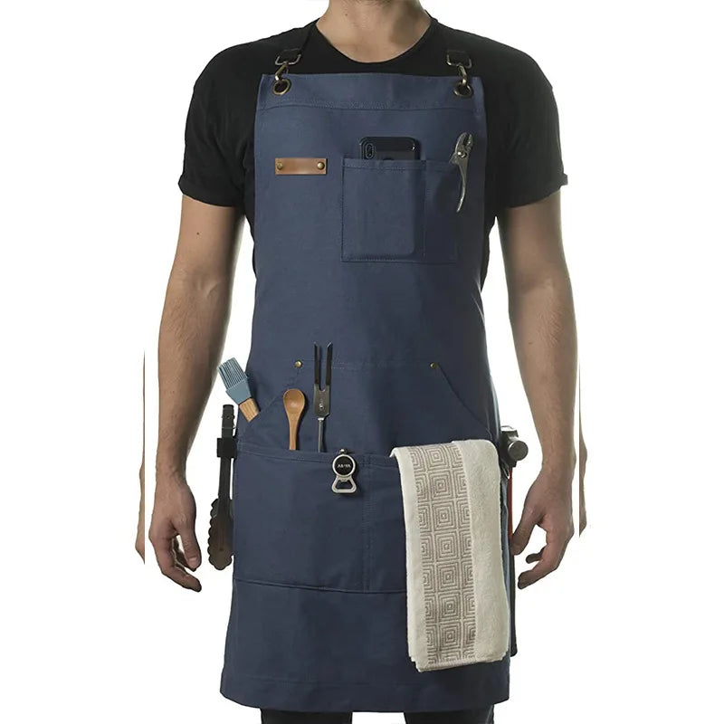 Jiangxi Choice Heavy Duty Canvas Apron With Tool Pockets