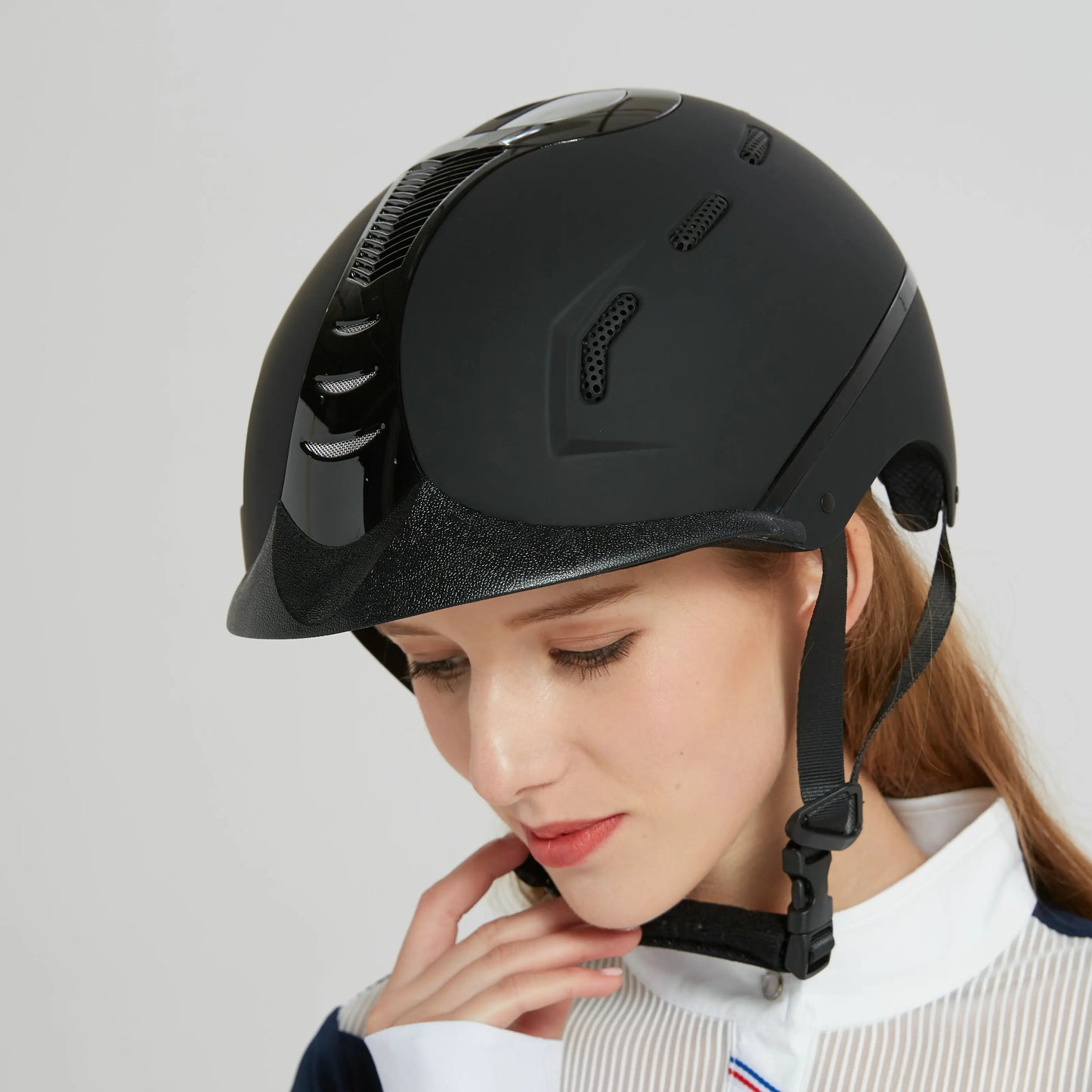 Baslong Equestrian Riding Helmet Adjustable Breathable Protective Gear